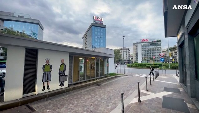 Milano, Liliana Segre nel nuovo murale di aleXsandro Palombo