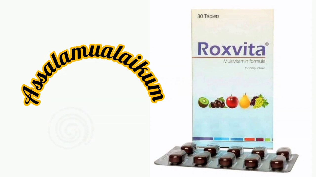 Roxvita jmultivitamin formula) tablets Uses, Side effects, Dosage and Price in Urdu.(@MedicineAndHealthAwareness).