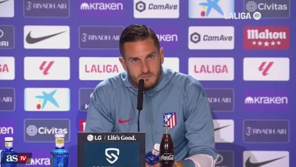La pregunta fue muy directa: "¿Debe el club echar al Frente Atlético?"... y así la respondió Koke