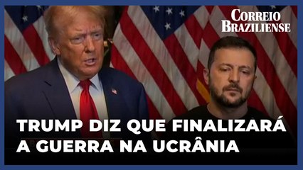 Trump promete a Zelensky finalizar a guerra da Ucrânia com a Rússia