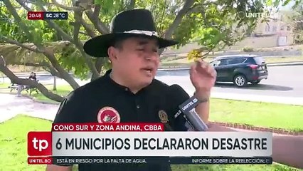 Seis municipios de Cochabamba se han declarado en desastre por sequía