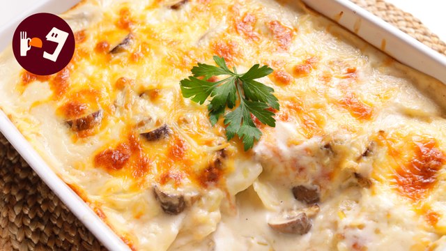 Patatas con BECHAMEL y CHAMPIÑONES: receta FÁCIL, DELICIOSA y ECONÓMICA para cualquier ocasión