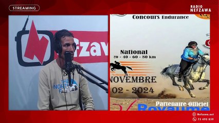 تنظيم سباق وطني للخيل للقدرة والتحمل بمنطقة قصر غيلان  رضا الشهابني  منظم للتظاهرة  العميد منير عبيشو رئيس الجامعة التونسية لرياضات الفروسية