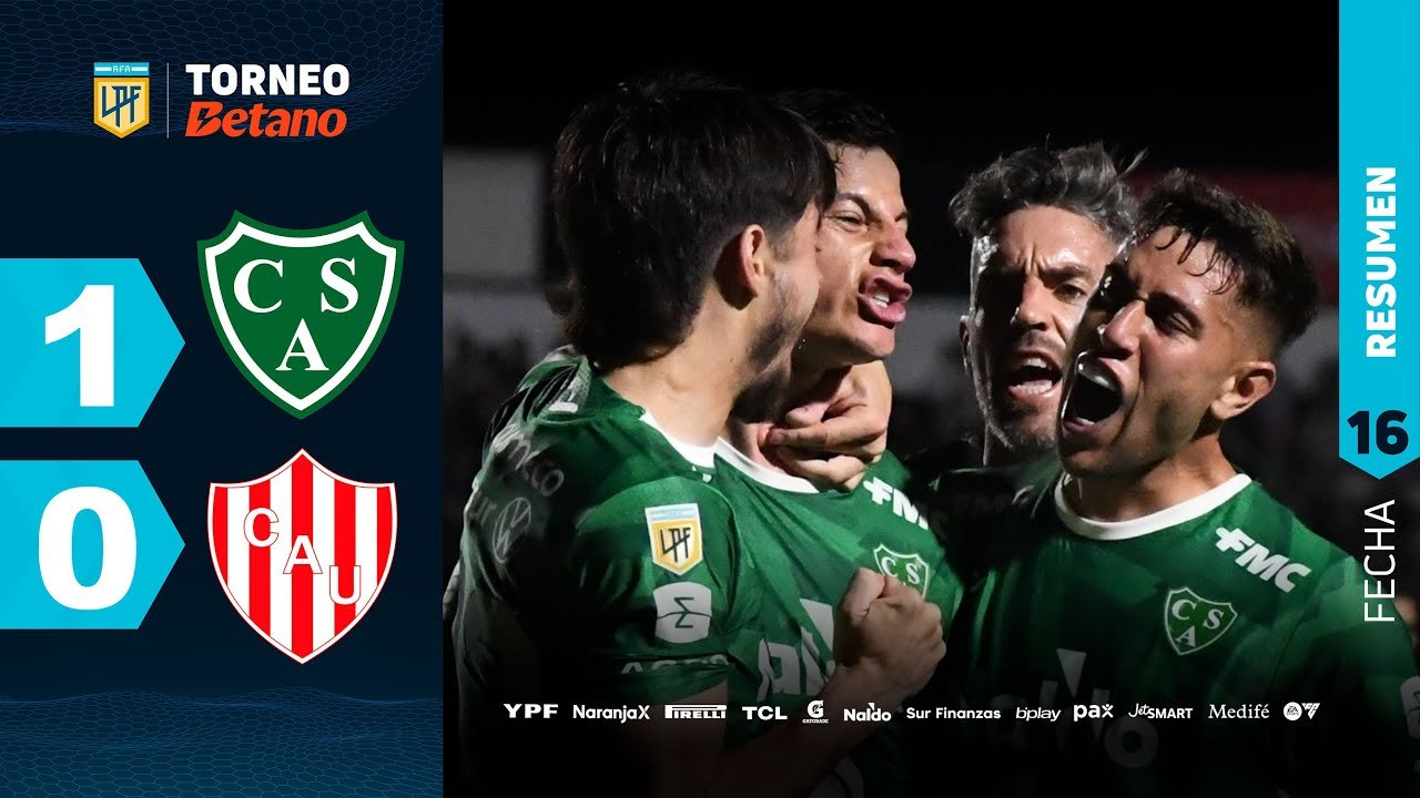 Sarmiento vs Unión (1-0) | LPF 2024 | Fecha 16