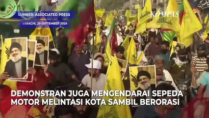 Demo di Pakistan hingga Paris Merespons Serangan Udara Israel ke Lebanon hingga Tewasnya Nasrallah