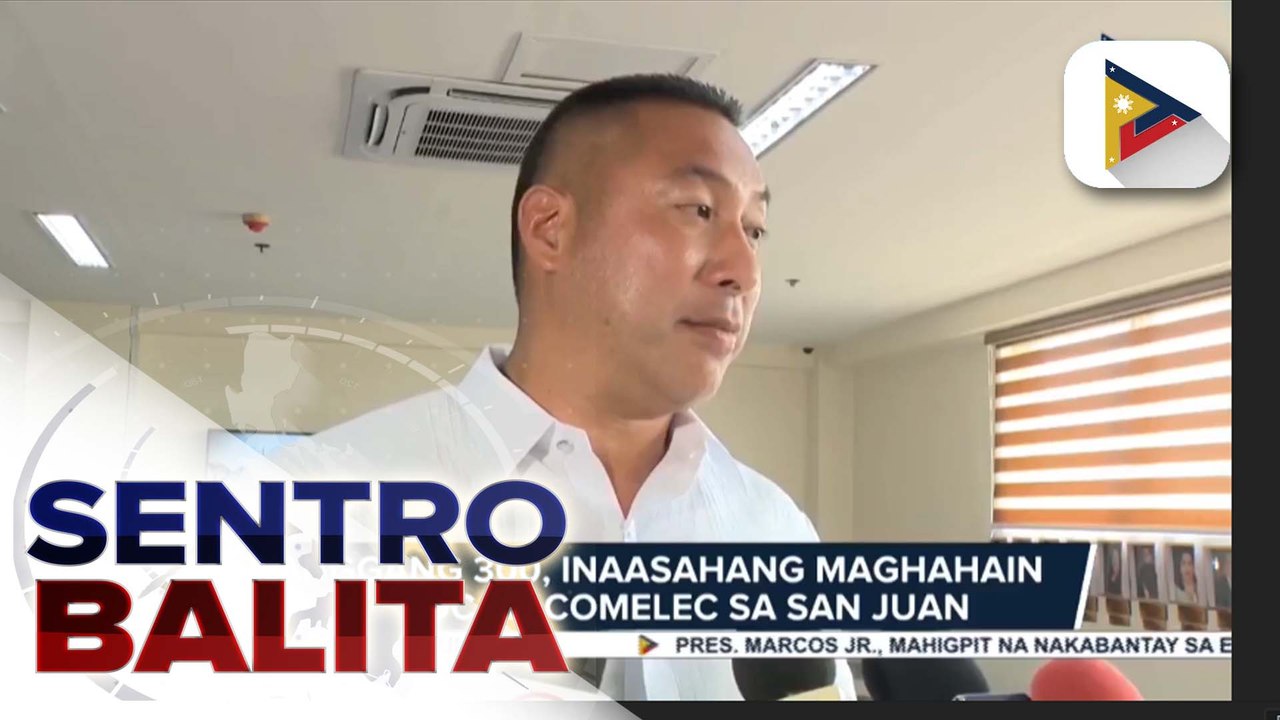 Pagbubukas ng COC filing sa Comelec office sa San Juan City, naging mala-fiesta; ilang reelectionists na kongresista, kabilang sa mga maagang naghain ng COC