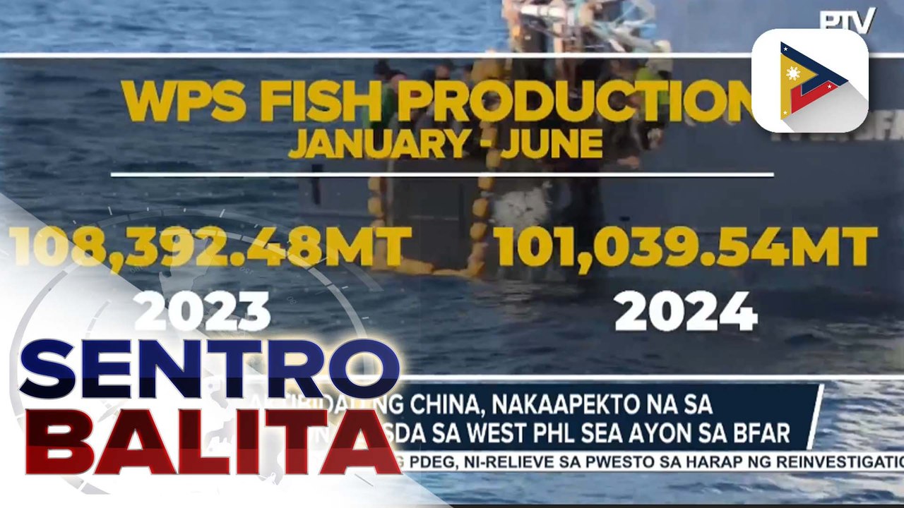 Aktibidad ng China, nakaaapekto na sa produksiyon ng isda sa West PHL Sea ayon sa BFAR; ahensiya, paiigtingin ang presensiya sa mga karagatang sakop ng Pilipinas