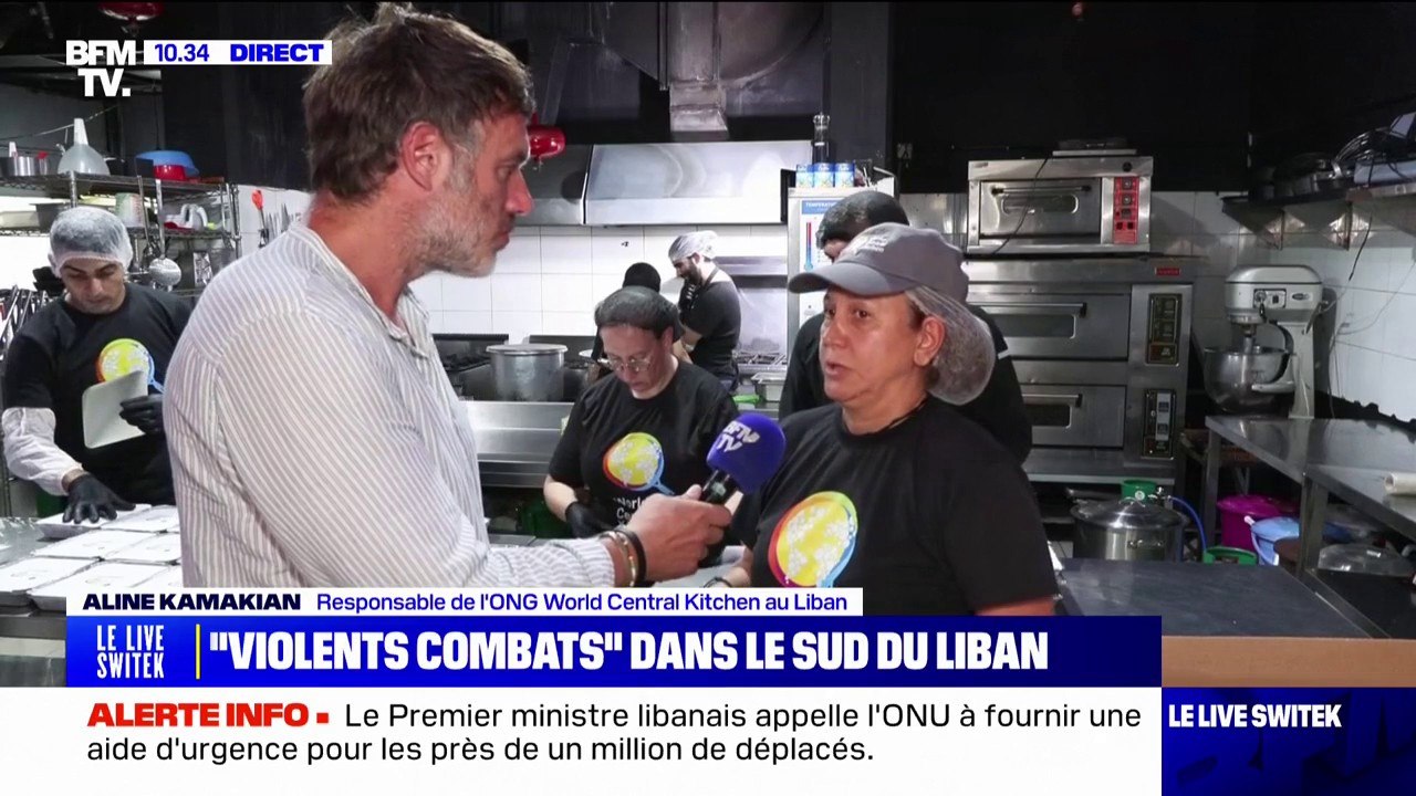 "Ça devient insupportable, comment nourrir ces gens?": la responsable d'une ONG libanaise qui offre des repas aux déplacés témoigne