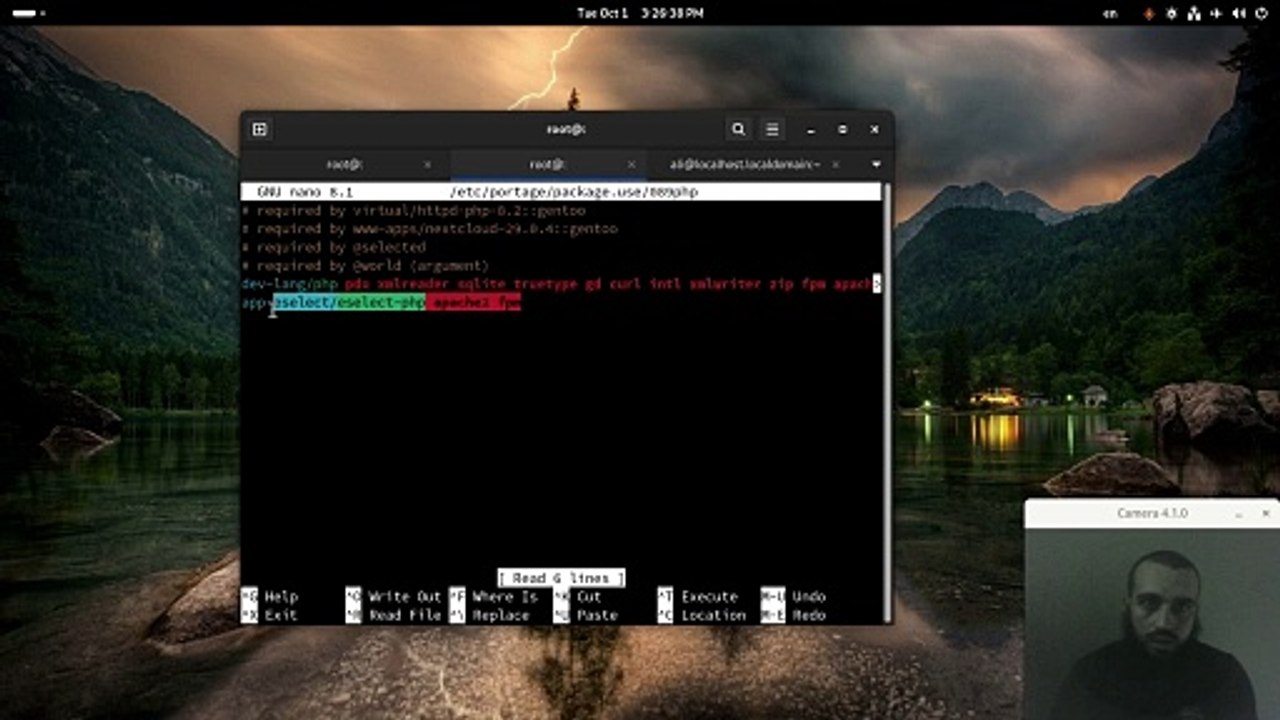 Error php-fpm service not found resolution on Gentoo