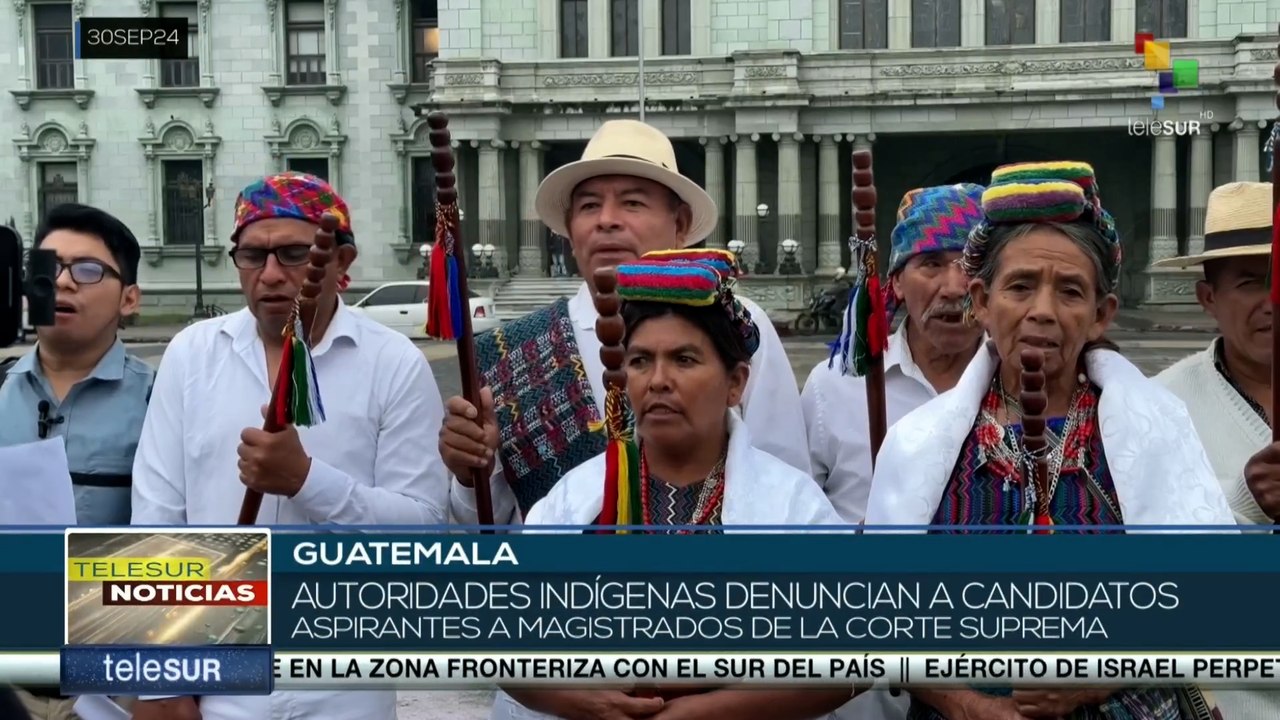 En Guatemala autoridades indígenas denuncian a candidatos a magistrados de la corte suprema