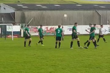 Tregaron Turfs goals against Penparcau in the Central Wales League South