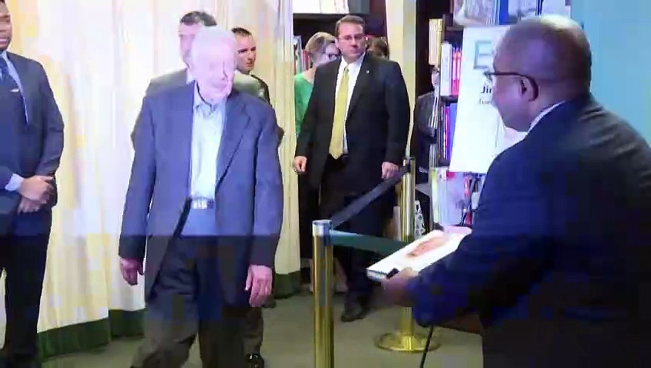 Jimmy Carter: Glücklos im Amt - angesehen als Ex-US-Präsident