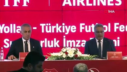 TFF ile THY arasında sponsorluk anlaşması imzalandı