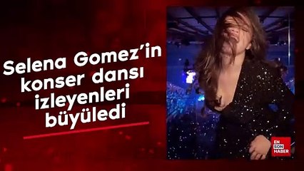 Selena Gomez'in konser dansı izleyenleri büyüledi