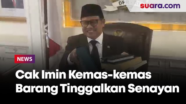Usai 2 Dekade di DPR RI, Cak Imin Kemas-kemas Barang Tinggalkan Senayan