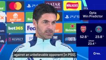 Arteta reveals White and Calafiori are 'in contention' for PSG