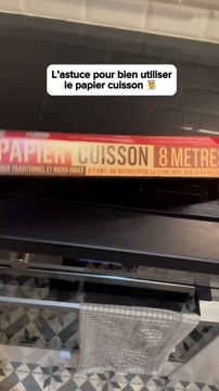 L’astuce pour bien utiliser le papier cuisson ‍ Mon livre est dispo en précommande : le LlEN est dans ma Bl0 ️ -PUBLlClTE