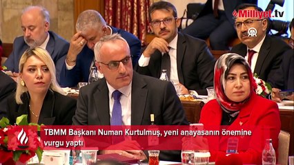 TBMM Başkanı Kurtulmuş'tan anayasa açıklaması