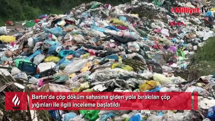 Yer: Bartın! Bakanlık harekete geçti: Yol boyu çöp yığını