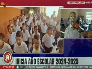 Delta Amacuro | Inicio del año escolar 2024-2025 es motivo de alegría para docentes y estudiantes
