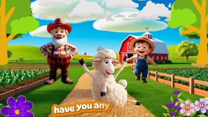 Baa Baa Black Sheep | Nursery Rhyme | Fun Kids Song with Animation..