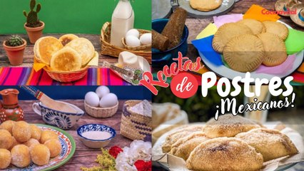 Download Video: ¿Qué cenar hoy? 4 fáciles y deliciosas recetas de postres mexicanos