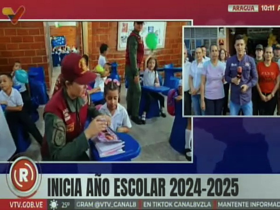 Representantes del edo. Aragua contentos y agradecidos con el recibimiento en el nuevo año escolar