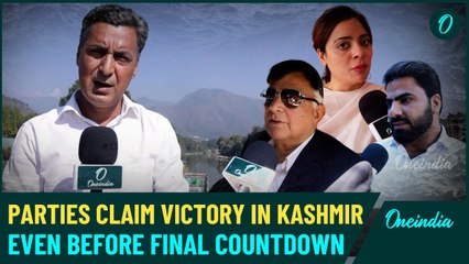 J&K Elections 2024: NC, PDP, and BJP Declare Early Wins in a Fierce Race| Ground Report