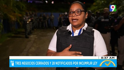 Tres negocios cerrados y 28 notificados por incumplir Ley | El Despertador
