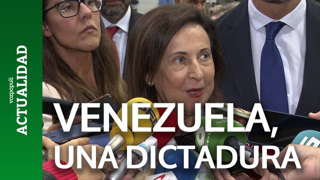 Robles mantiene que Venezuela es una dictadura : No cambio de opinión de un día para otro