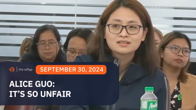 Alice Guo riled up by report tagging her as a Chinese spy: ‘It’s so unfair!’