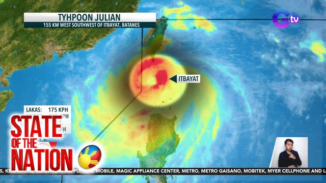 Bagyong Julian, posibleng maging super typhoon sa susunod ng 24 oras | SONA