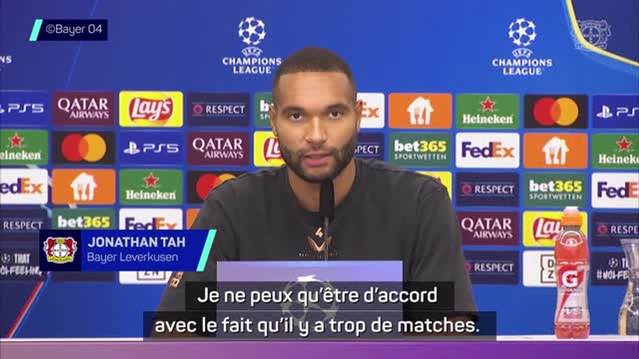 Bayer Leverkusen - Tah sur les cadences infernales : "Il y a trop de matches mais je préfère jouer que m'entraîner"