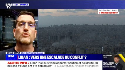 "Il y a une très forte angoisse au sein de la population": Le témoignage de Jihad Bitar, chef d'entreprise à Beyrouth