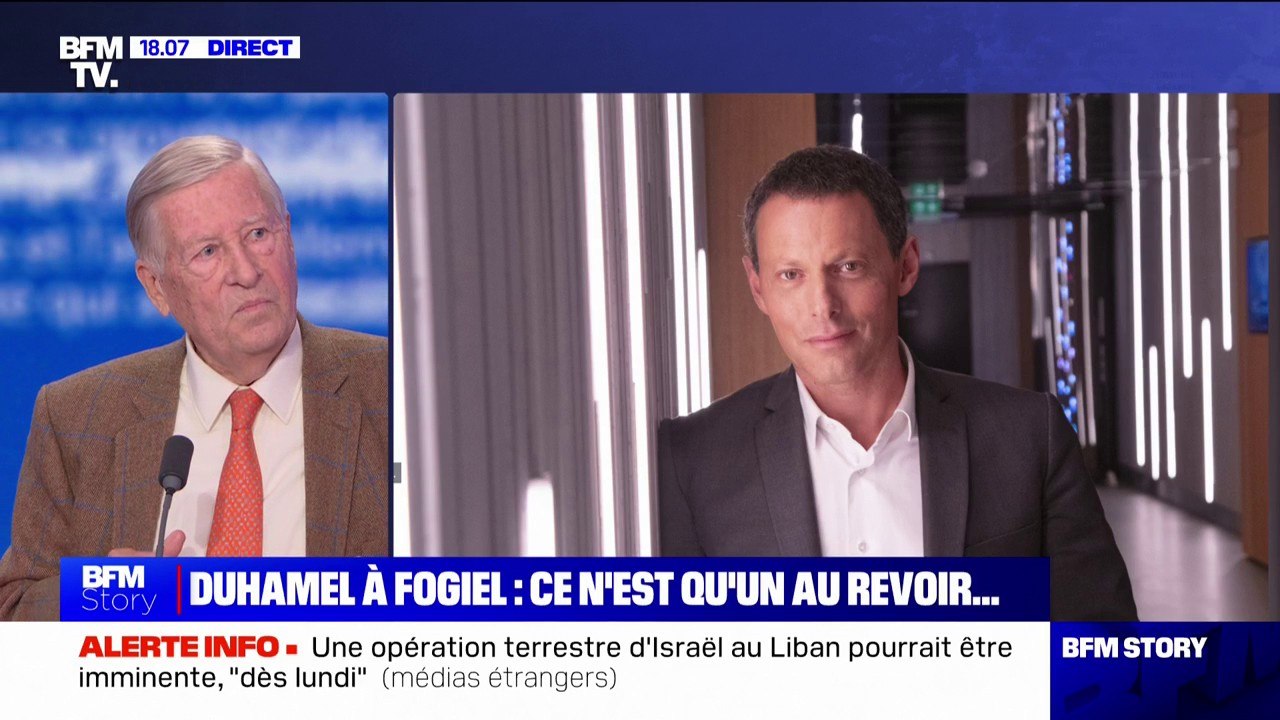 "Un personnage comme je n'en ai pas rencontré trois dans ma vie": l'hommage d'Alain Duhamel à Marc-Olivier Fogiel