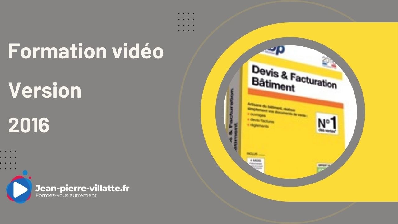 EBP Devis Facturation Bâtiment 2016 : Les factures acomptes