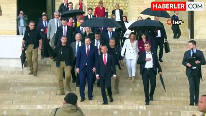 CHP Lideri Özel ve SPD Eş Genel Başkanı Klingbeil Anıtkabir'i Ziyaret Etti
