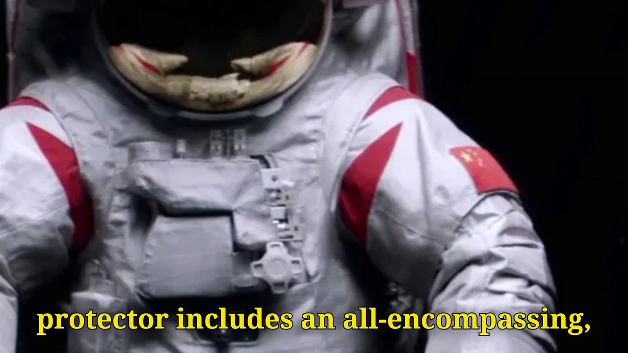 China unveils lunar spacesuit for crewed moon mission - Made with Clipchamp
