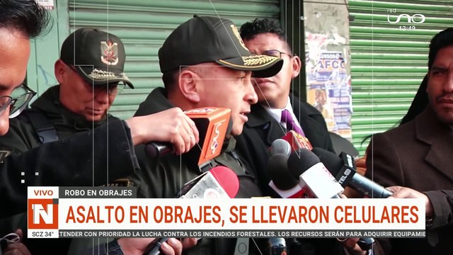 Asaltan tienda celulares Obrajes