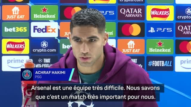 PSG - Hakimi prêt à affronter Arsenal : “Aucune équipe n’aime jouer contre le PSG”