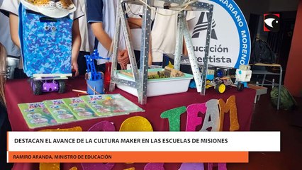 Destacan el avance de la cultura maker en las escuelas de Misiones