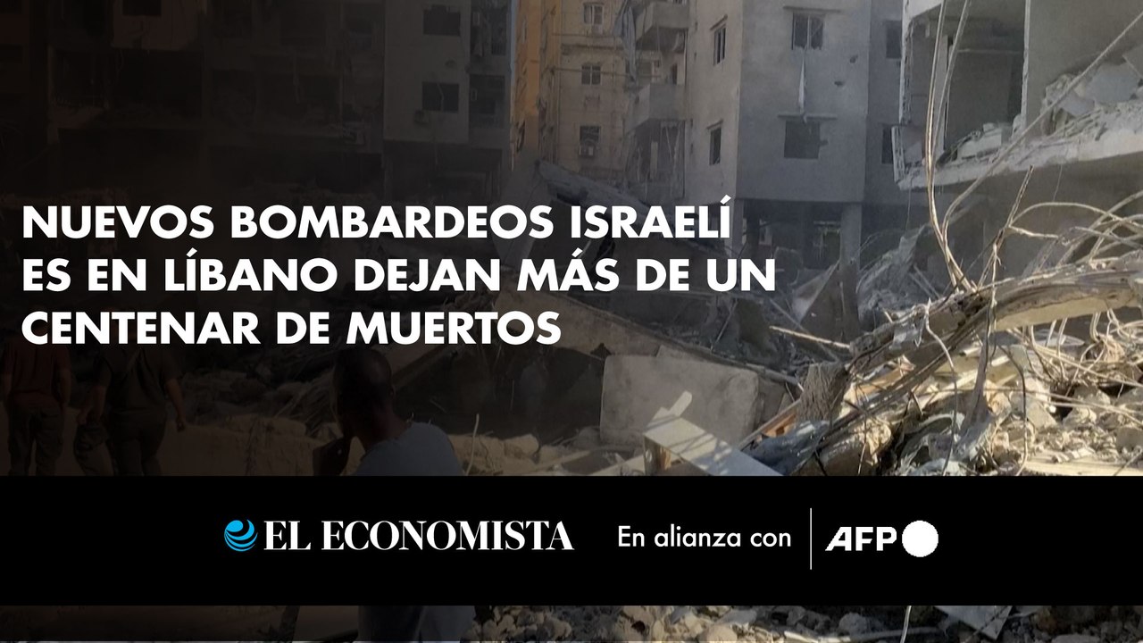 Nuevos bombardeos israelíes en Líbano dejan más de un centenar de muertos