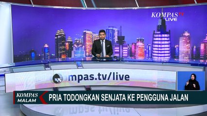 Viral! Aksi Koboi Pria Todongkan Senjata Api ke Pengguna Jalan di Bandar Lampung
