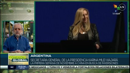 Secretaria General de Argentina viajará a China en busca de inversiones