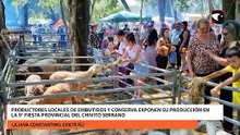 Productores locales de embutidos y conserva exponen su producción en La 9° Fiesta Provincial del Chivito Serrano