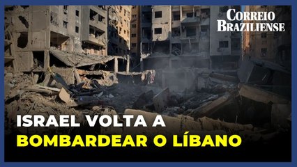 Israel volta a bombardear o Líbano e mira portos e centrais de energia no Iêmen