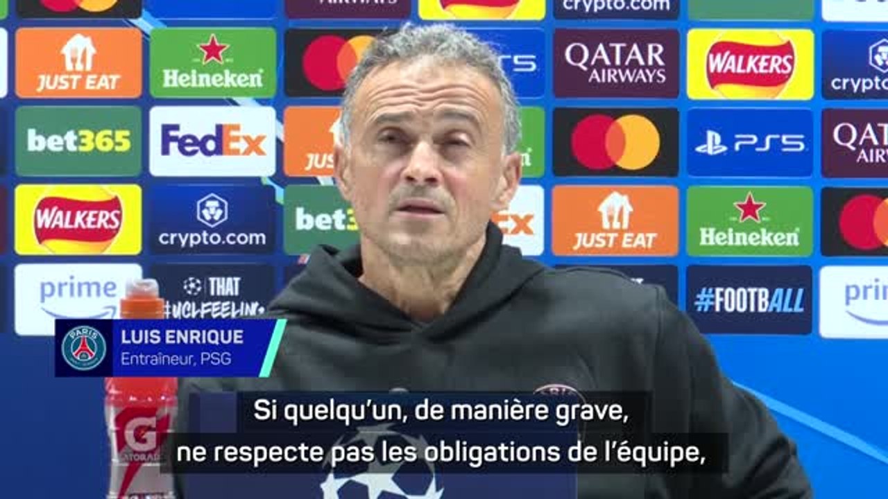 PSG - Luis Enrique : "Dembélé ? Une décision pour l'équipe"