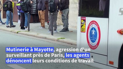 Prisons: mobilisation d'agents pénitentiaires à Paris après une série de violences
