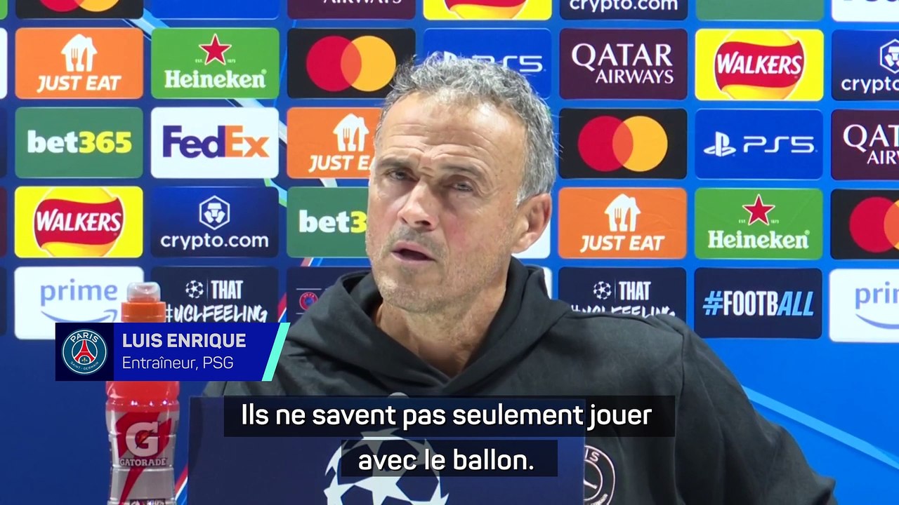 Luis Enrique : "Arsenal ? Sans ballon, la meilleure équipe d'Europe"