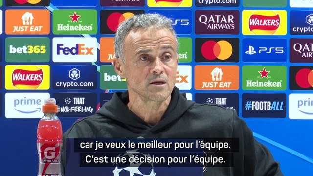 Luis Enrique : Dembélé ? Une décision pour l'équipe